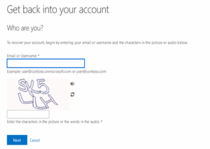 Office 365 Captcha